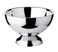 EDZARD Seau à champagne Cadiz (Ø 32 cm, H 21 cm), poli miroir | Refroidisseur de bouteille de vin pour 3 bouteilles, double paroi, intérieur martelé, vasque à glaçons, coupe à punch