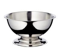 EDZARD Seau à champagne Cara (Diamètre 40 cm, grand) en acier inoxydable - refroidisseur à bouteille à champagne, refroidisseur à boissons pour 6 bouteilles - bol pour vin, champagne et glaçons