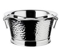 EDZARD Seau à champagne Samu, acier inoxydable poli, diamètre 48 cm, hauteur 25 cm