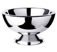 EDZARD Seau à champagne Till (Ø 43 cm, H 24 cm), acier inoxydable, martelé | Refroidisseur de bouteille de vin pour 6 bouteilles, double paroi, poli, glaçons