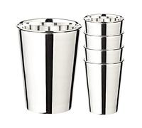 EDZARD Set de 4 gobelets en argent Gobelet Mido, argenté noble, hauteur 10 cm