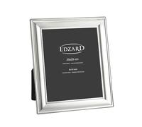 EDZARD Sunset Cadre photo pour photo 20 x 25 cm, élégant, argenté, protégé contre le ternissement, avec dos en velours