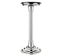 EDZARD Support de Refroidisseur à Champagne pour radiateur à Champagne, argenté, Hauteur 59 cm, Espace de Rangement 18 cm Ø