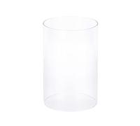 EDZARD Verre de Rechange (Ø 10 cm, Hauteur 15 cm) pour Bougies série Macha et Bambou, Neutre