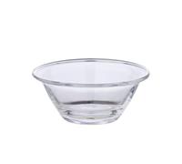 EDZARD Verre de rechange pour caviar (Ø 9 cm, H 5,5 cm), verre transparent, forme conique, pour caviar, sauces et accompagnements - Insert en verre pour caviar, bol en verre de rechange, service de