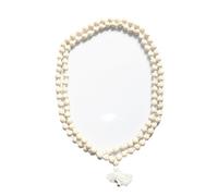 EDZZEL Chapelet de prière Japa 108 perles Jaap Mala, Bois, Pas de gemme