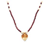 EDZZEL Mala japonais en bois de Tulsi naturel 108 + 1 perles - Collier de prière basilic sacré fabriqué à la main avec pompon - Idéal pour la méditation, le chant et le yoga pour homme et femme