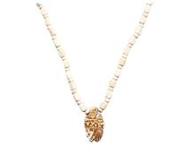 EDZZEL Mala japonais en bois de Tulsi naturel 108 + 1 perles - Collier de prière basilic sacré fabriqué à la main avec pompon - Idéal pour la méditation, le chant et le yoga pour homme et femme