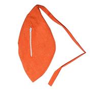 EDZZEL Sac Japa uni de couleur unie | Sac de perles en coton pour la méditation et la prière - Pochette mala chantante fabriquée à la main, Orange, 10 inches, Standard Size