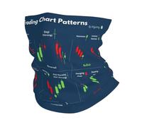 EEAAUUWE Chart Patterns Trading Cache-cou coupe-vent pour femme et homme