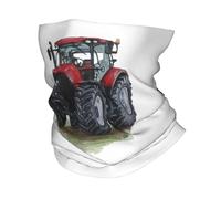 EEAAUUWE Grand bandana rouge tracteur cache-cou cache-cou écharpe écharpe multifonction cyclisme écharpe sports de plein air pour homme femme adulte hiver