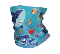 EEAAUUWE Winnie face à ses peurs Bandana cache-cou imprimé magique écharpe multi-usage cyclisme équitation unisexe adulte toutes saisons