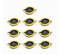 EEBM 10 Pack CR2025 Batterie 3V Batterie Au Lithium Bouton Coin Battery 2025 Gameboy Cartouche Batterie Feuille Soudée, CR2025 Batterie de Remplacement Gameboy éConomie de Batterie, Feuille Soudée