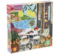 eeBoo Cats in Positano 1000 pièces en Carton recyclé-Puzzle sur Les Chats au Repos, PZTCPT