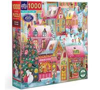 eeBoo Holiday Village- Puzzle adulte 1000 pièces en carton - Dimensions 58,5 x 58,5 cm