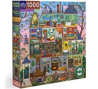 Eeboo - La Maison de l'alchimiste - Puzzle Adulte en Carton 1000 pièces - Dimensions 58.5 x 58.5 cm, Couleurs Vives et Variées