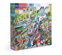 eeBoo Les Erwachsene, 1000 Teile, aus recyceltem Karton, Puzzle auf den Bouquini
