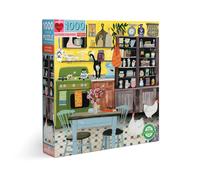Eeboo: Piece and Love Kitchen poulets 1000 pices carr pour adulte puzzle pour adultes pour adultes et familles