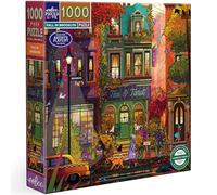 Eeboo - Puzzle 1000 Pièces Automne à Brooklyn - Puzzle Adulte 1000 Pièces en Carton - Dimensions 58.5 cm x 58.5 cm