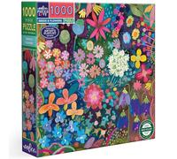 Eeboo - Puzzle 1000 Pièces Graines et Fleurs - Puzzle Adulte 1000 Pièces en Carton - Dimensions 58.5 cm x 58.5 cm