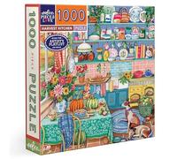 Eeboo - Puzzle 1000 Pièces Harvest Kitchen - Puzzle Adulte 1000 Pièces en Carton - Dimensions du Puzzle 58,4 cm x 58,4 cm