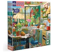 Eeboo - Puzzle 1000 Pièces Spring Time Kitchen - Puzzle Adulte 1000 Pièces en Carton - Dimensions 58.5 cm x 58.5 cm