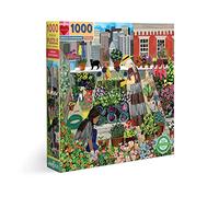 Eeboo - Puzzle 1000 pièces Urban Gardening - Puzzle 1000 pièces en Carton recyclé - PZTUBG