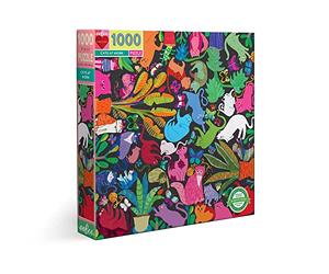 eeBoo - Puzzle 1008 pièces - Chats au travail