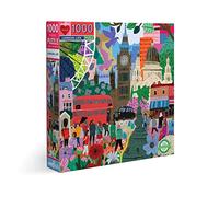 eeBoo - Puzzle Adulte 1000 pièces London Life - Puzzle 1000 pièces en Carton recyclé pour Adulte - PZTLDL