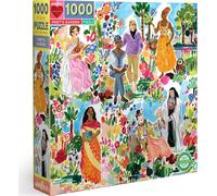 Eeboo - Puzzle Adulte 1000 pièces Poet's Garden - Puzzle en Carton recyclé Le Jardin des poètes - PZTPOT