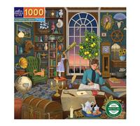Eeboo Puzzle adulte 1000 pièces – ALCHEMIST'S Library – Librairie du mystérieux alchimiste – PZTAHL