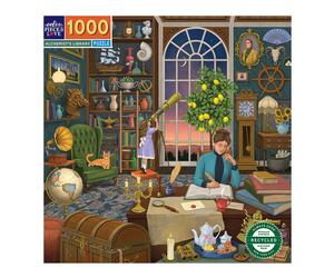Eeboo Puzzle De La Bibliothèque Des Alchimistes (epztahl) 1000 Pièces