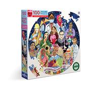 Puzzle enfant 100 pcs JOURNEE DE LA FEMME EEBOO Carton Multicolore Multicolore