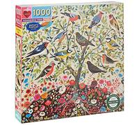 EEBOO - Songbirds Tree Puzzle 1000 pièces - Puzzle 1000 pièces en Carton pour Adulte - Dimensions 58.5 x 58.5 cm