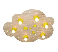 EEC Elobra Plafonnier nuage d'étoiles 6/40 - Bois ampoules