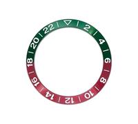 EEEBLBXNQ 1 Bague d'insertion de Lunette Montre inclinée en Aluminium 38 mm x 30,6, Compatible avec boîtier SKX007 SKX009 SUB, Mouvement NH35 NH36(12)