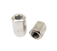 EEEBLBXNQ 5-10 Pièces M3 M4 M5 M6 304 A2 Acier Inoxydable Hexagone Extension Longue Tige Allongée Connecteur Manchon De Joint Écrou D'accouplement Tubulaire(5pcs M5,25mm)