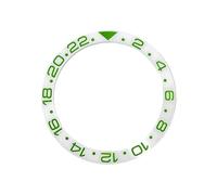 EEEBLBXNQ Insert de Lunette incurvé en céramique 38 mm x 30,6, 1 pièce, Compatible avec boîtier Montre SKX007 SKX009 GMT, Mouvement NH35 NH36, pièces Bague(02)