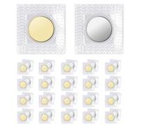 EEEKit Fermeture Magnétique pour Sacs, 20 Paires de Aimant Couture à Coudre, Aimant PVC à Intégrer, Boutons Magnétiques pour Tissus Fins Doublure Vêtement