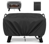 EEEKit Housse de Protection pour Four Pizza Gaz de 17 Pouces: Sac de Protection pour Four Pizza Imperméable et Anti-Poussière, Housse en Tissu Oxford 420D, Noir, 62x62x28cm