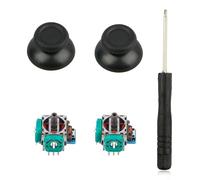 EEEKit Joystick Analogique 3D de Remplacement pour Manette PS4, Module Capteur de Joystick avec Tournevis pour PS4 Slim, Kit de Réparation de Thumbsticks Compatible avec Sony PS4