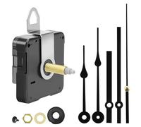 EEEKit Mécanisme de Horloge Quartz, Mouvement Silencieux avec 2 Jeux d'Aiguilles, Arbre 28 mm Moteur Haute Puissance pour Horloge DIY