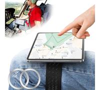 EEEKit Support de cuisse magnétique réglable pour tablettes et téléphones - Support de genouillère avec sangle antidérapante pour pilotes, infirmières et utilisation au bureau