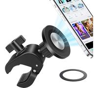 EEEKit Support Téléphone Vélo, Magnétique Moto Porte Téléphone pour iPhone Magsafe et Tous Smartphones, pour Stationnaire Vélo Course Tapis Fitness Équipement