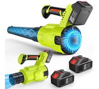 EEFOW Projecteur Chantier Rechargeable Lampe : 20W Led Spot Portable Lumière de Travail, 2 COB 2000 Lumens Rotation à 360° éclairage USB Sans Fil, pour Camping, Baladeuse, Atelier, Garage (2 Paquets)