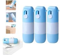 Eeiiey Fluide correcteur de papier thermique avec couteau de déballage - Fluide de protection des données de papier thermique, fluide de correction anti-fuite pour étiquettes de paquets, factures (3