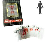 Eeiiey The Body Deck, Découvrez les merveilles du corps Decks. Cartes à jouer amusantes et transparentes d'anatomie humaine, jeu de squelette, jeu de corps pour jeux magiques (1 lot)