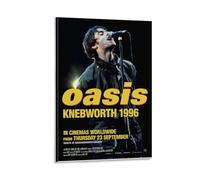 EEILASE Poster du film Oasis Knebworth 1996 - Décoration murale sur toile avec cadre Oasis Knebworth 1996 - 20 x 30 cm