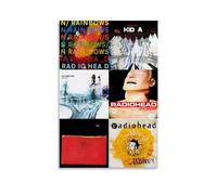 EEILASE Poster sur toile Radiohead Albums - Décoration murale - Sans cadre - 30 x 45 cm
