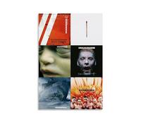 EEILASE Rammstein Albums Poster décoratif sur toile sans cadre Rammstein 30 x 45 cm
